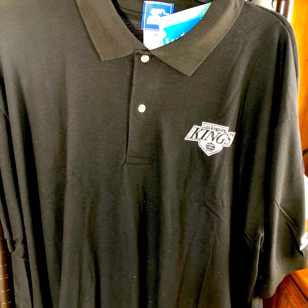 Men’s LA Kings Hockey polo shirt new with tags